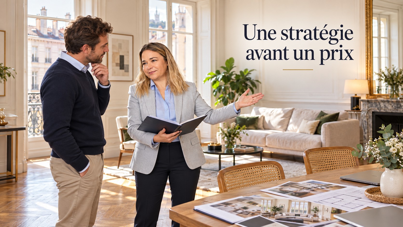 Vendre à Lyon : Sandrine Denis construit une stratégie de vente avec un propriétaire